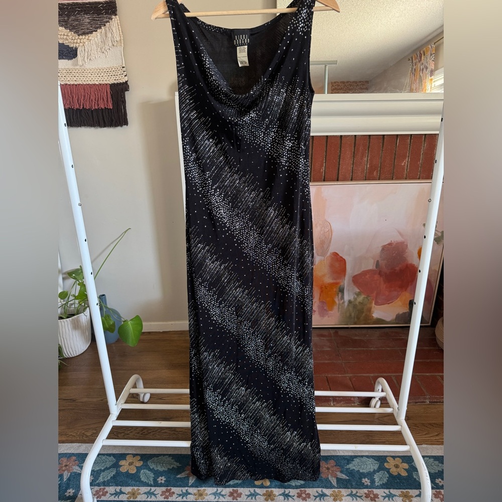 Vintage sparkly maxi dress